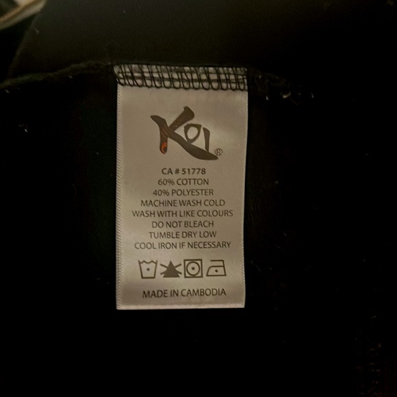 Mens Lightweight Black Hoodie - Picture 5 of 5